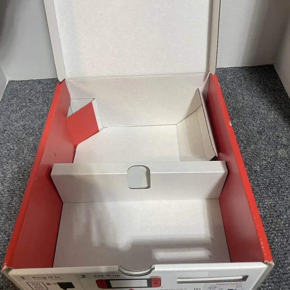 Nintendo Switch Console Mario Box Only No Console or Accessories